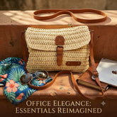 Summer Breeze Woven Sling Bag
