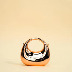 Luxury Metallic Mini Clutch Bag Statement Party Essential