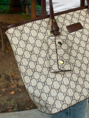Signature Monogram Luxe Tote Bag