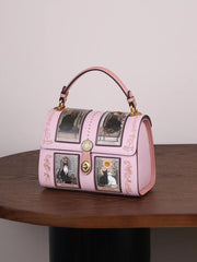 Vintage Art Luxury Design Top Handle Hand Bag