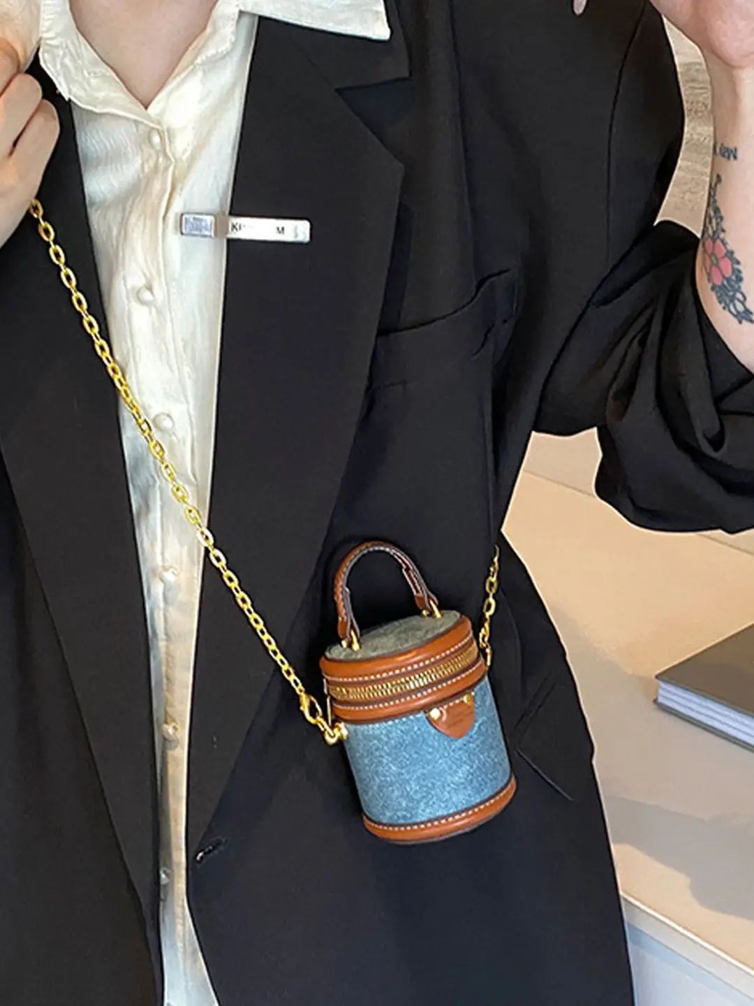 Mini Cylinder Bella Sling Bag
