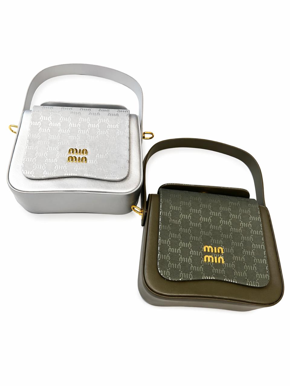 Elegant Mini Top Handle Flap closure Hand Bag