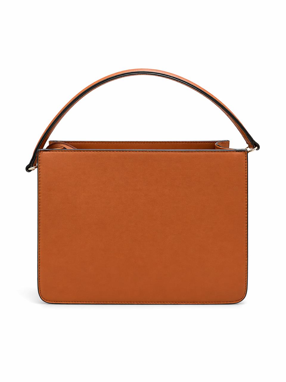 Elegant Striped Tote Bag with Premium Quality Charm