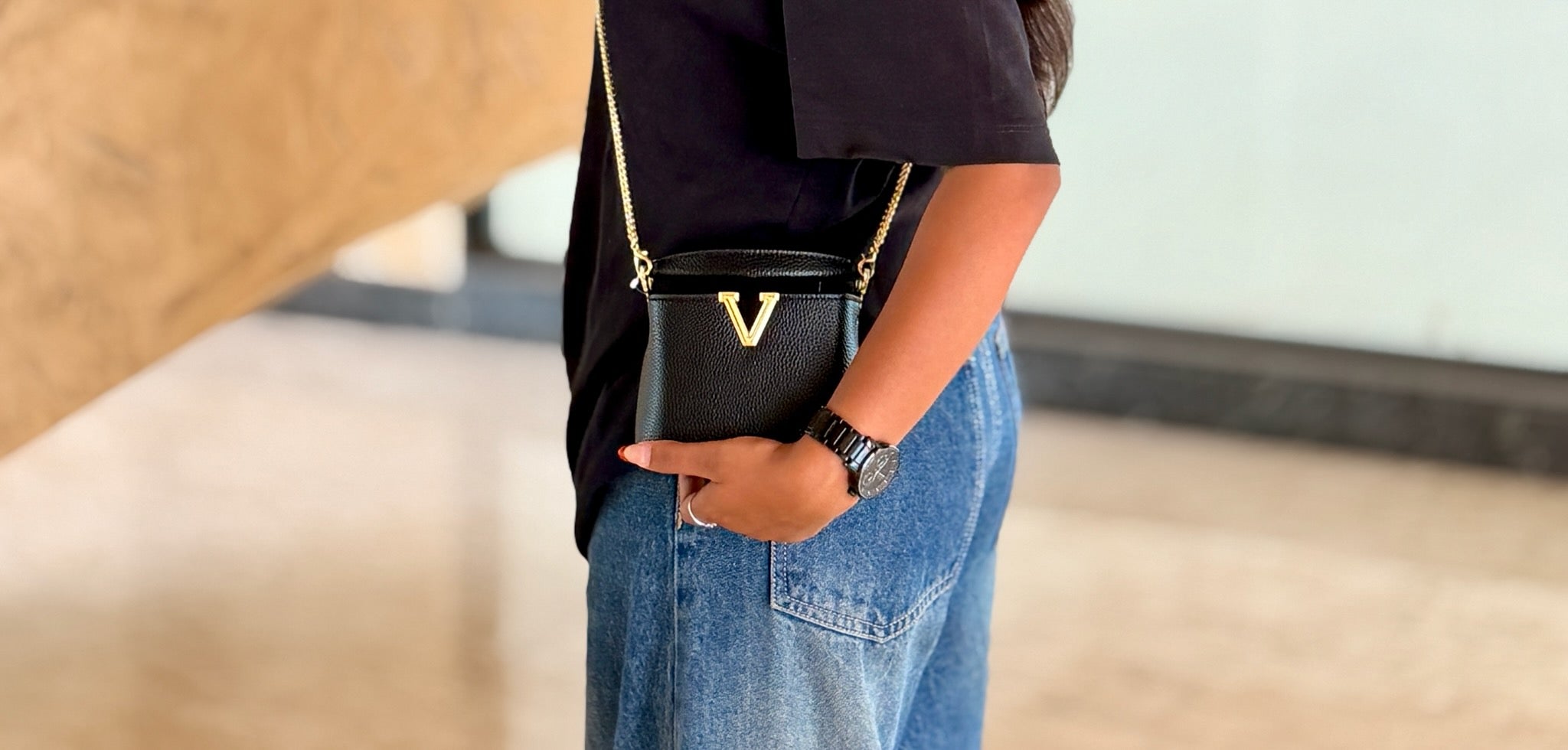 Chic Mini Sling Bag with Chain Strap