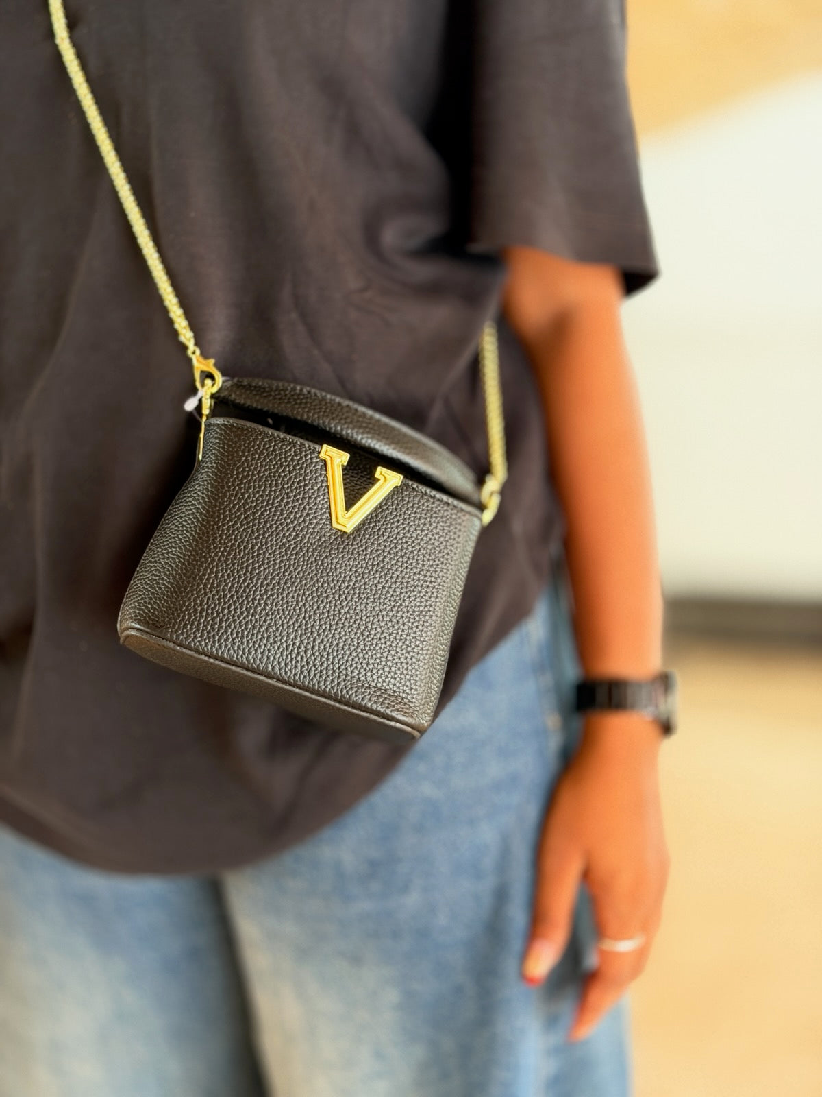 Chic Mini Sling Bag with Chain Strap