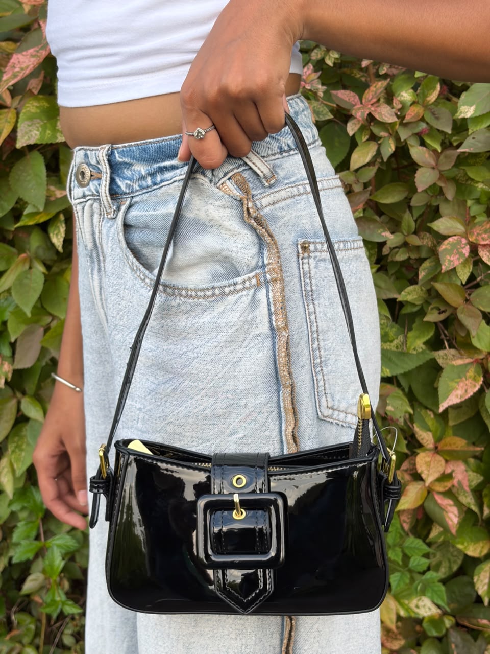 Mirai Glossy Cross Body Sling