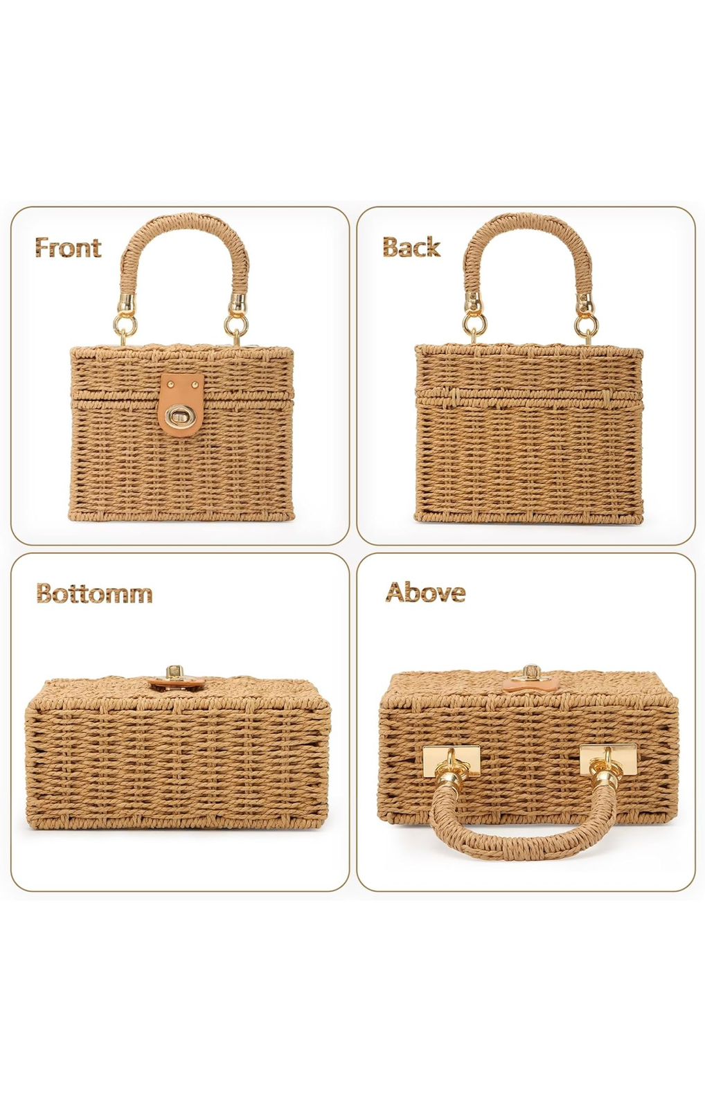 Boxi 201 Baguette Chain Hand Bag