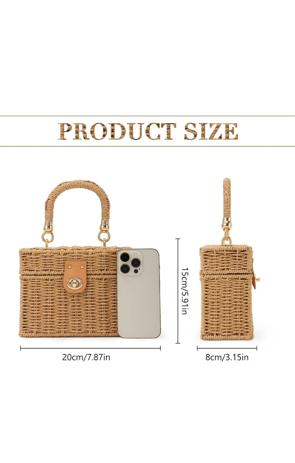 Boxi 201 Baguette Chain Hand Bag