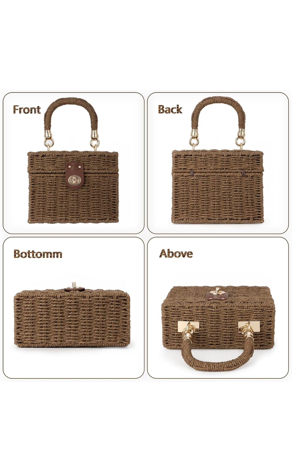 Boxi 201 Baguette Chain Hand Bag