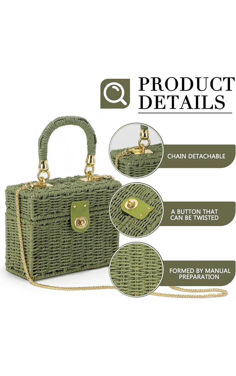 Boxi 201 Baguette Chain Hand Bag