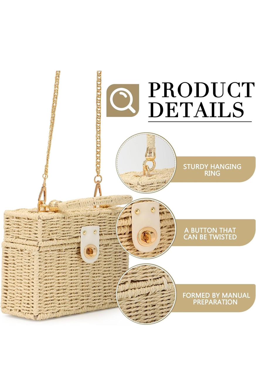 Boxi 201 Baguette Chain Hand Bag