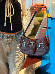 Loren stud hobo bag