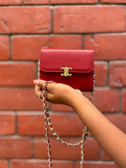 Ruby Red Mini Crossbody Bag