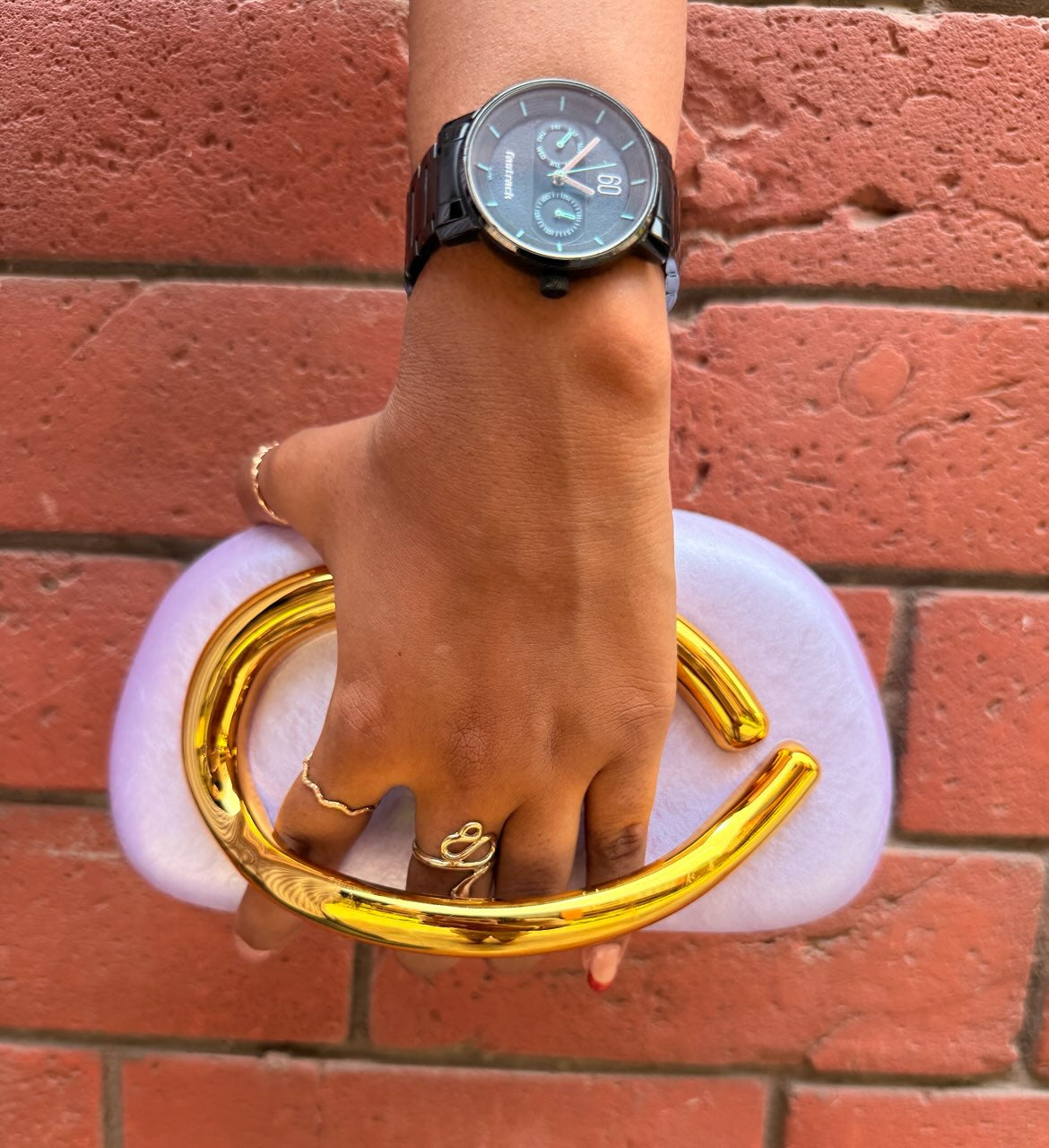 Mini Wesst Gold Clutch