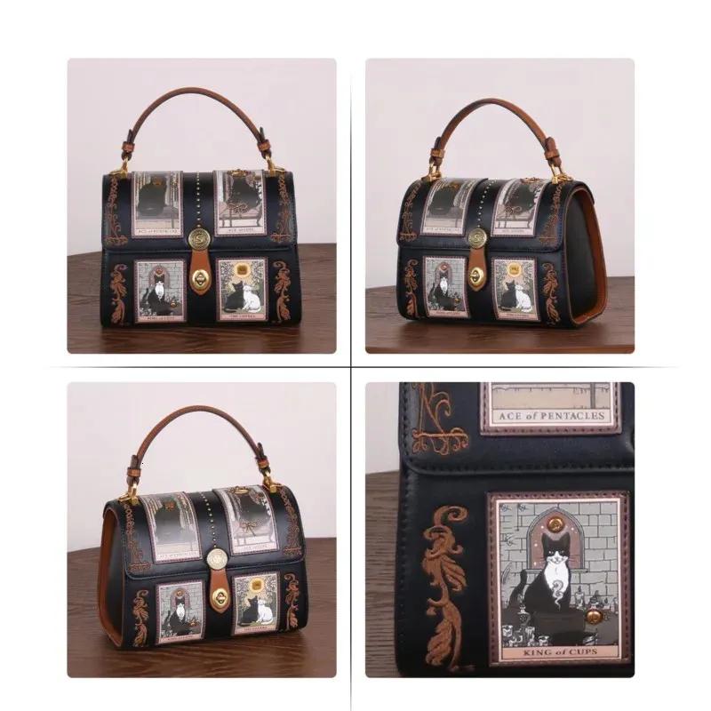 Vintage Art Luxury Design Top Handle Hand Bag