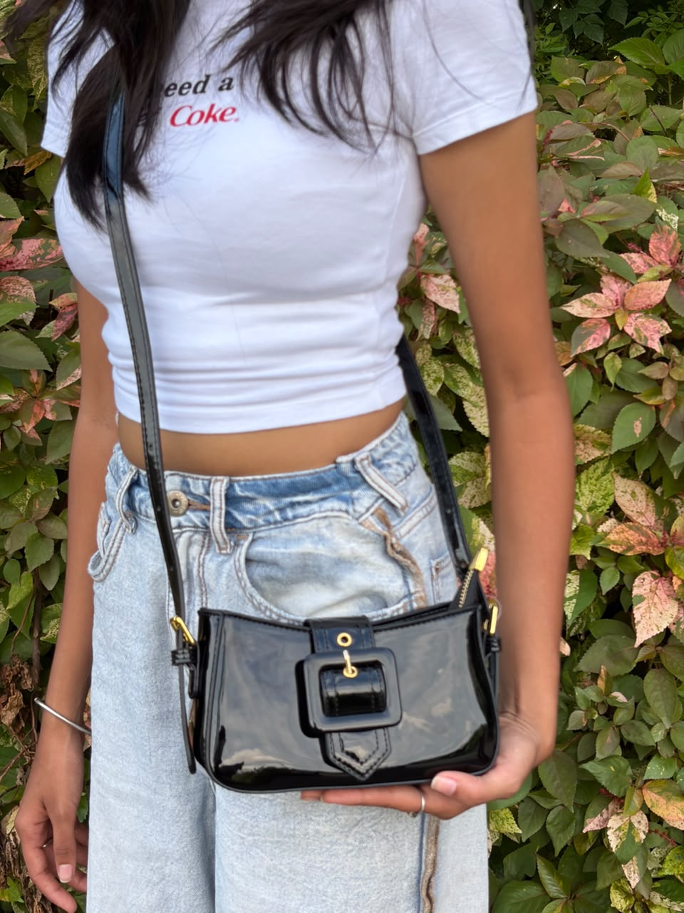 Mirai Glossy Cross Body Sling