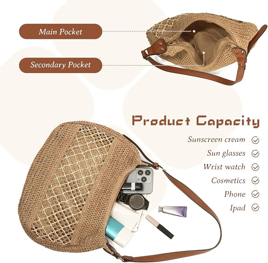 Boho Chic Woven Shoulder Bella Bag