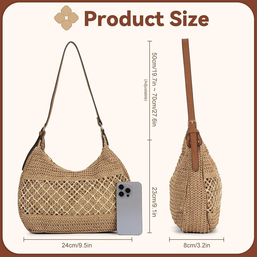 Boho Chic Woven Shoulder Bella Bag