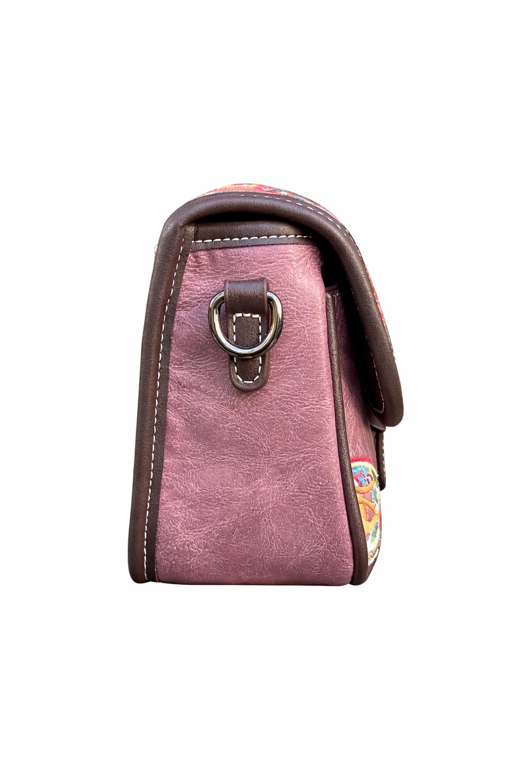 Elegant Floral Print Crossbody Sling Bag