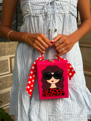 Doll Face Box Sling Bag