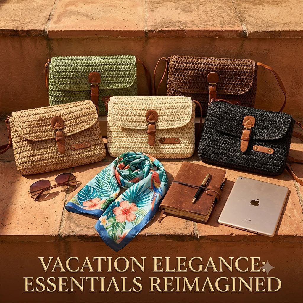 Summer Breeze Woven Sling Bag
