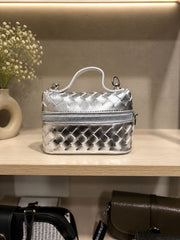Noir Weave Luxe mini sling