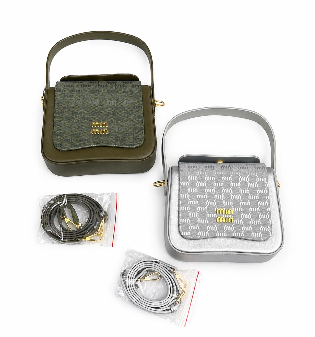 Elegant Mini Top Handle Flap closure Hand Bag