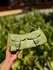 Vintage Buckle Shoulder Bag