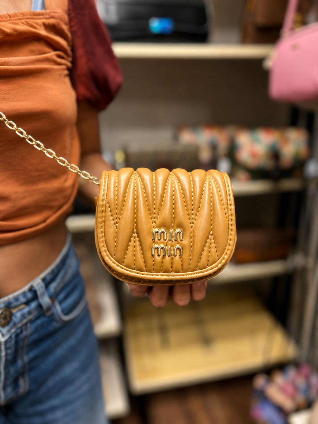 Quilted Mini Crossbody Sling