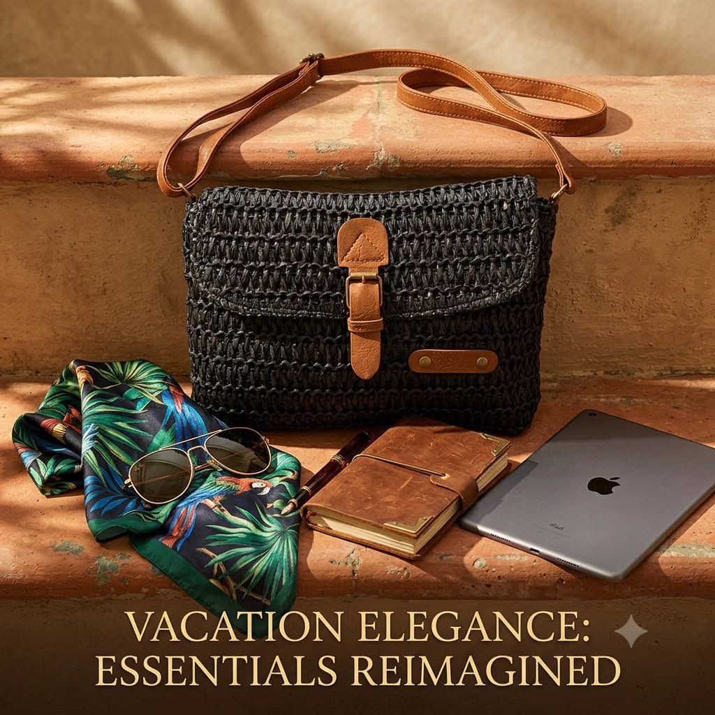 Summer Breeze Woven Sling Bag