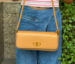 Florida bub Shoulder Bag with Gold-Tone Clasp