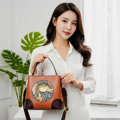Vintage Style Bucket Hand Bag