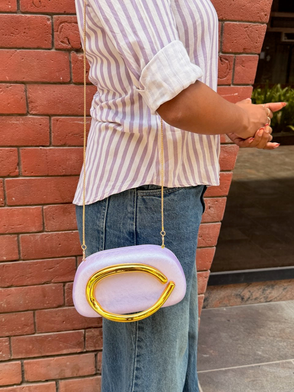 Mini Wesst Gold Clutch
