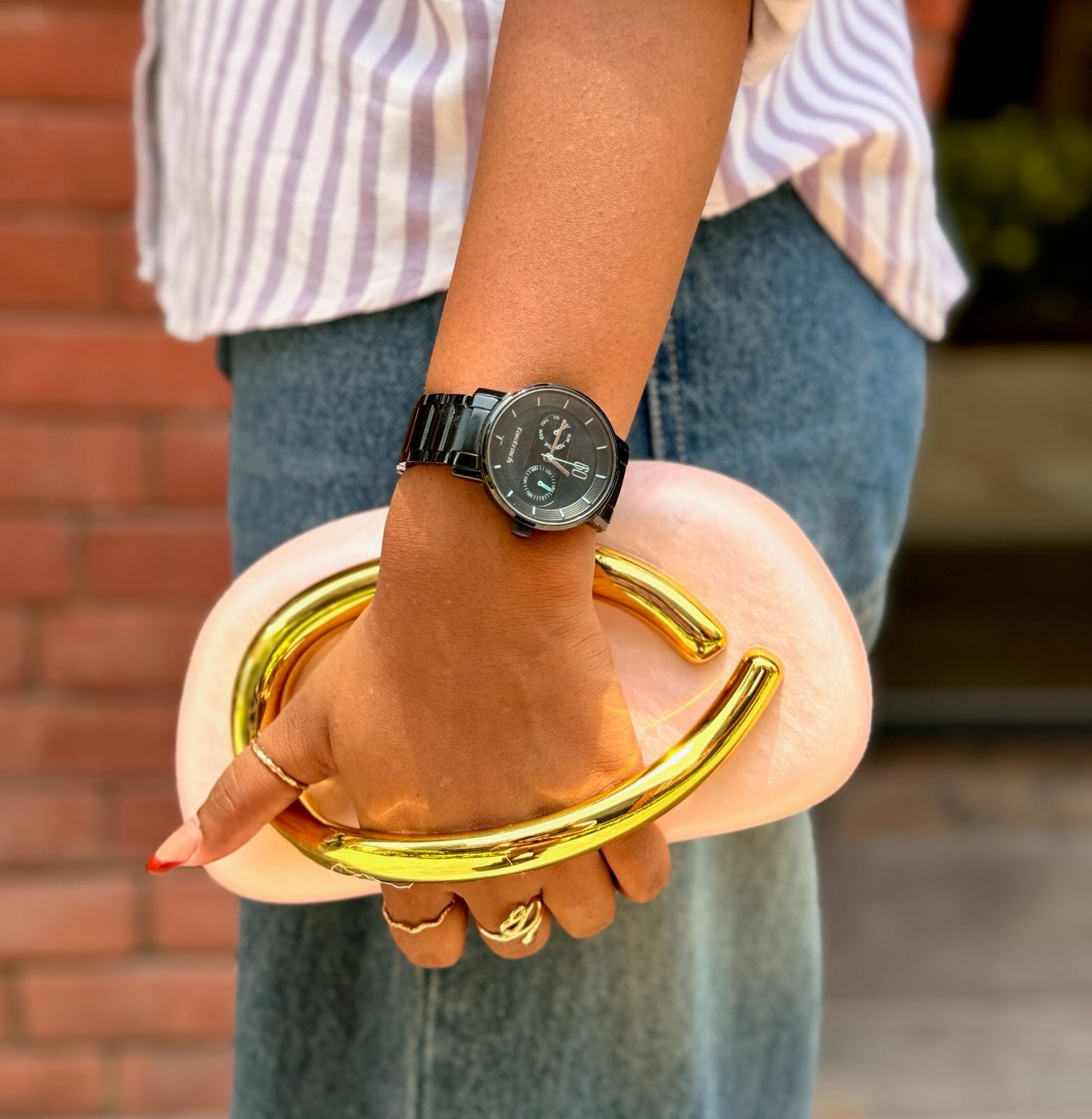 Mini Wesst Gold Clutch