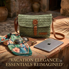 Summer Breeze Woven Sling Bag