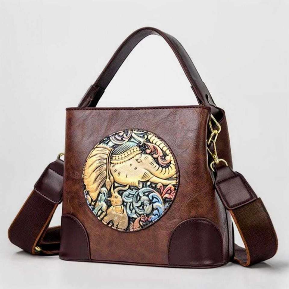 Vintage Style Bucket Hand Bag