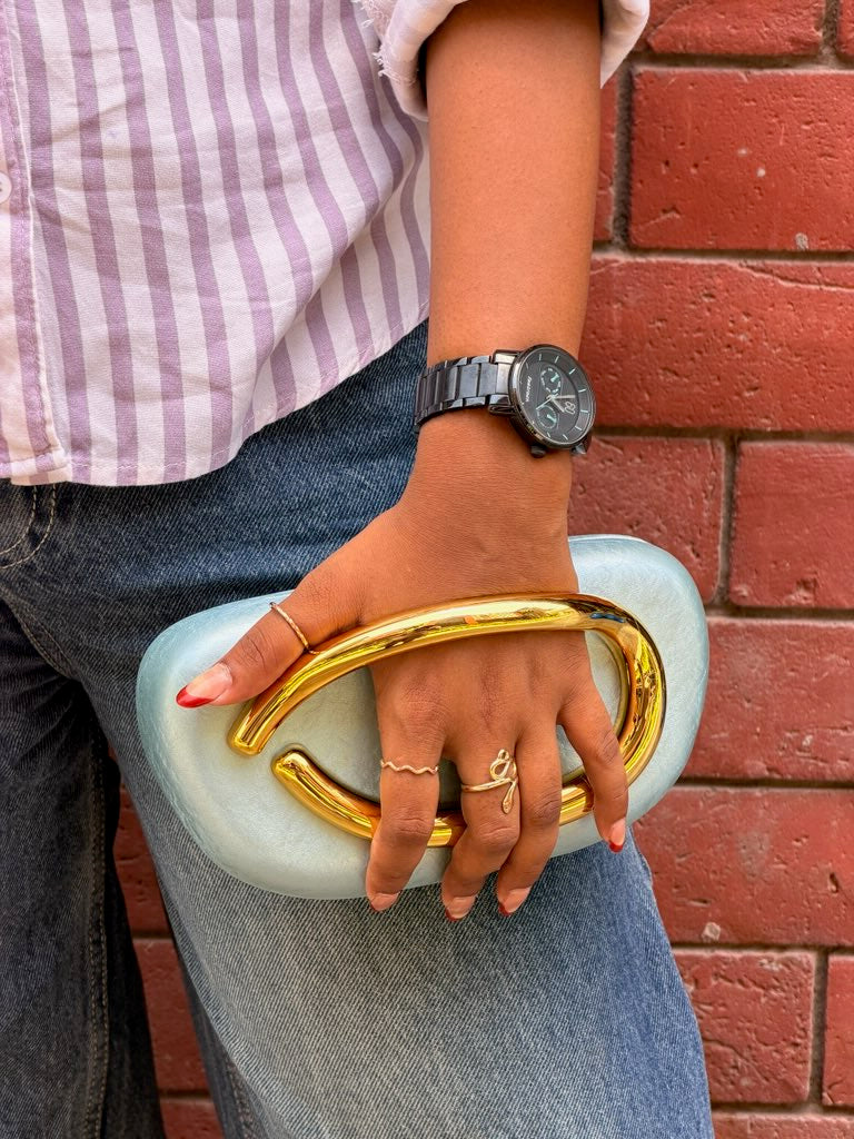 Mini Wesst Gold Clutch