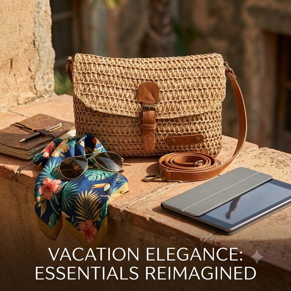 Summer Breeze Woven Sling Bag