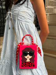 Doll Face Box Sling Bag