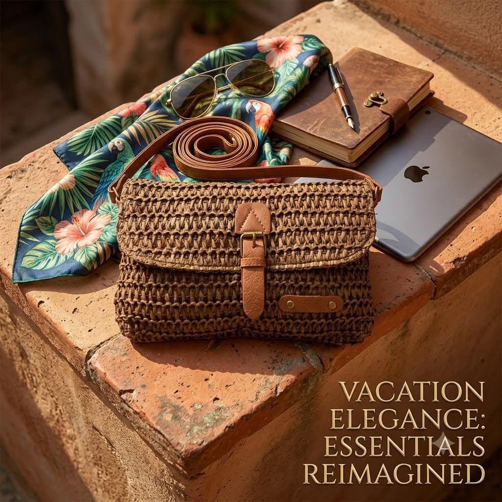 Summer Breeze Woven Sling Bag