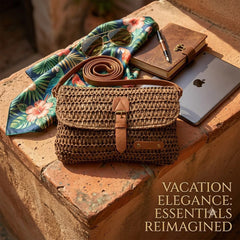 Summer Breeze Woven Sling Bag