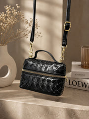 Noir Weave Luxe mini sling
