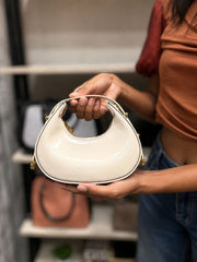 Tini Glossy Hobo Mini Bag