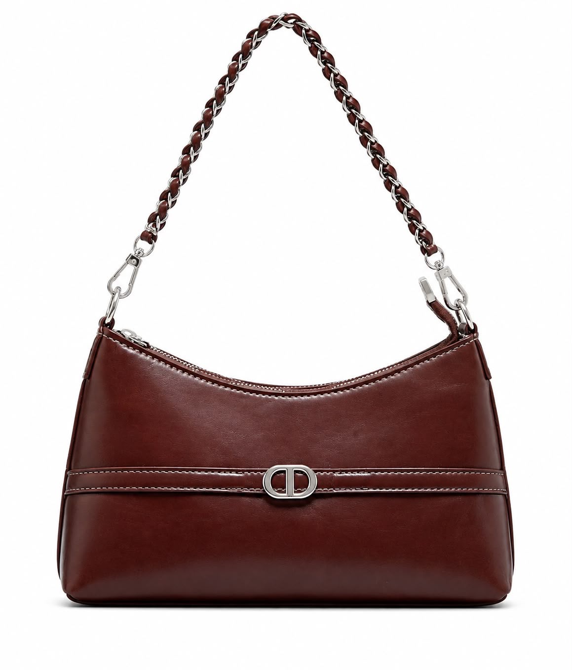 Modern Brown Statement shoulder Bag