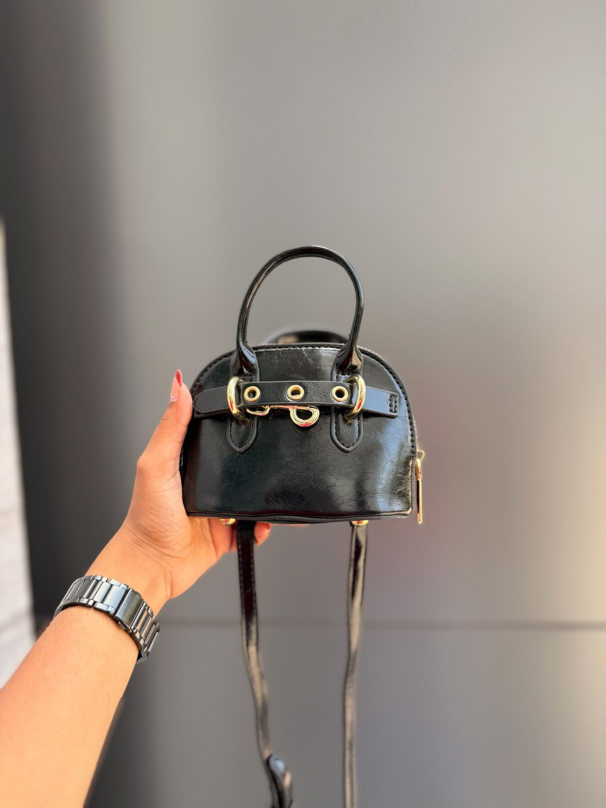 Lockup Black Mini Bag